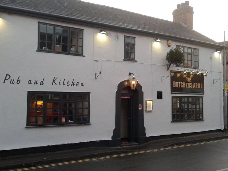 Frontage of Butchers Arms. (Pub). Published on 20-03-2019 