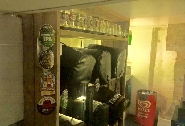 Casks including Dartmoor IPA, Best and Three Hares. (Pub, External, Bar). Published on 20-01-2018