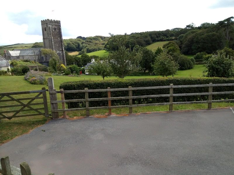 View from car park, August 2019. (Garden). Published on 12-08-2019