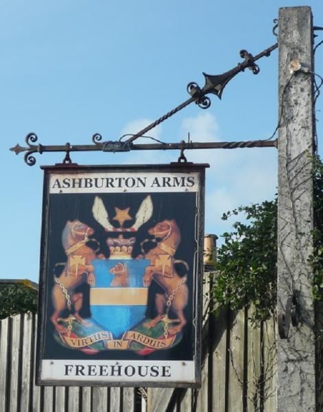 Ashburton Arms pub sign. (External, Sign). Published on 23-02-2015