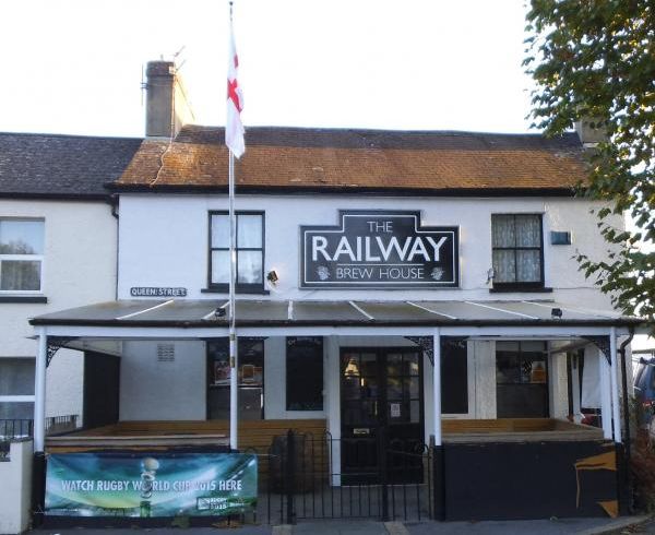 Railway Brew House, Newton Abbot. (Pub, External, Key). Published on 24-10-2015