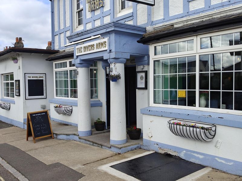 The Divers Arms 2026. (Pub, External, Sign, Key). Published on 03-06-2026