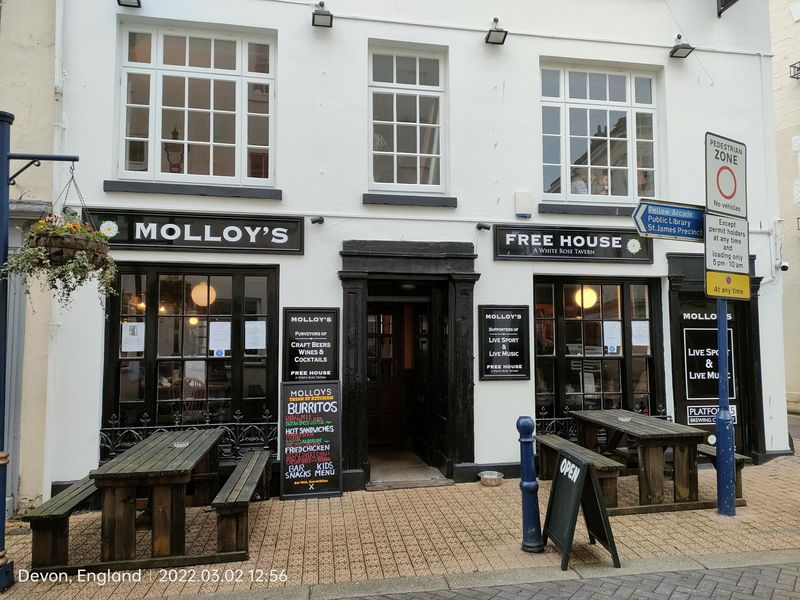 Molloys Teignmouth 2022. (Pub, External, Key). Published on 03-03-2022 