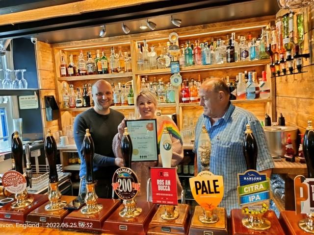 Town PotY Presentation May 2022. (Bar, Publican, Branch, Award). Published on 26-05-2022