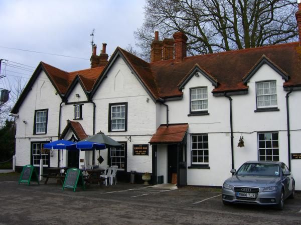 Queens Oak, Finchampstead. (Pub, External, Key). Published on 09-01-2013
