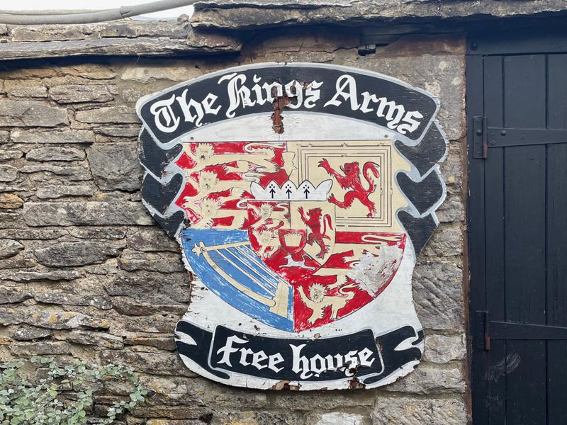 King's Arms old sign in garden (Photo: Nick Yarwood 07/10/2023). (External, Sign). Published on 17-11-2023 