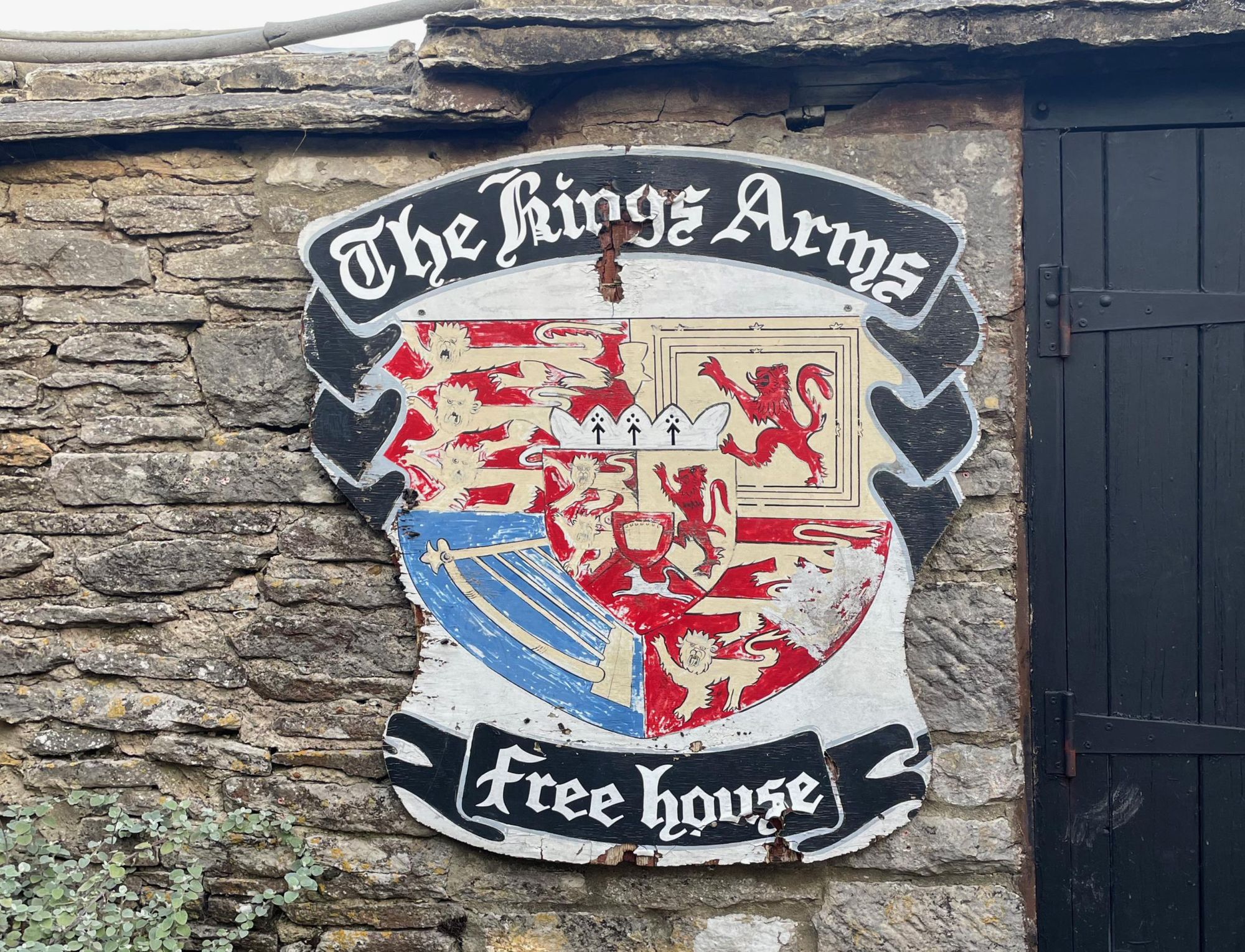 King's Arms old sign in garden (Photo: Nick Yarwood 07/10/2023). (External, Sign). Published on 17-11-2023