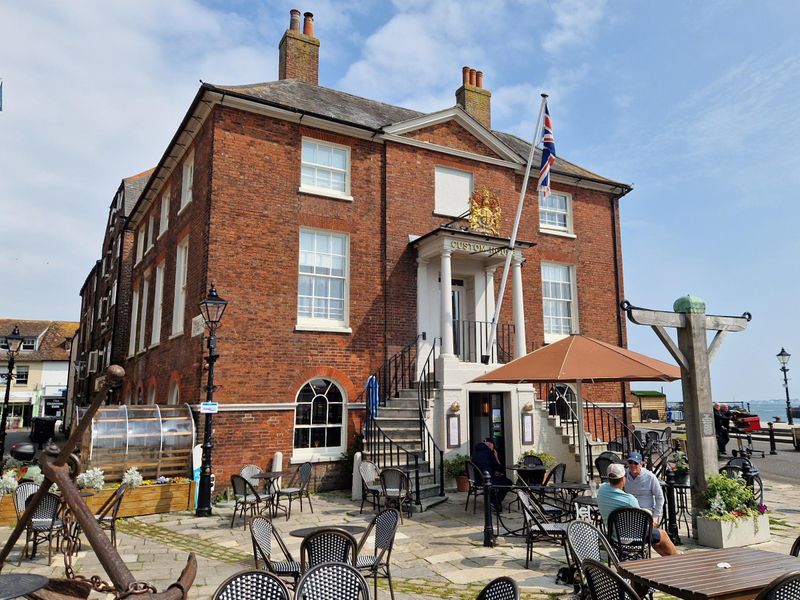 Custom House Café, Poole (Photo: Pete Horn - 24/04/2025). (Pub, External, Key). Published on 29-04-2025