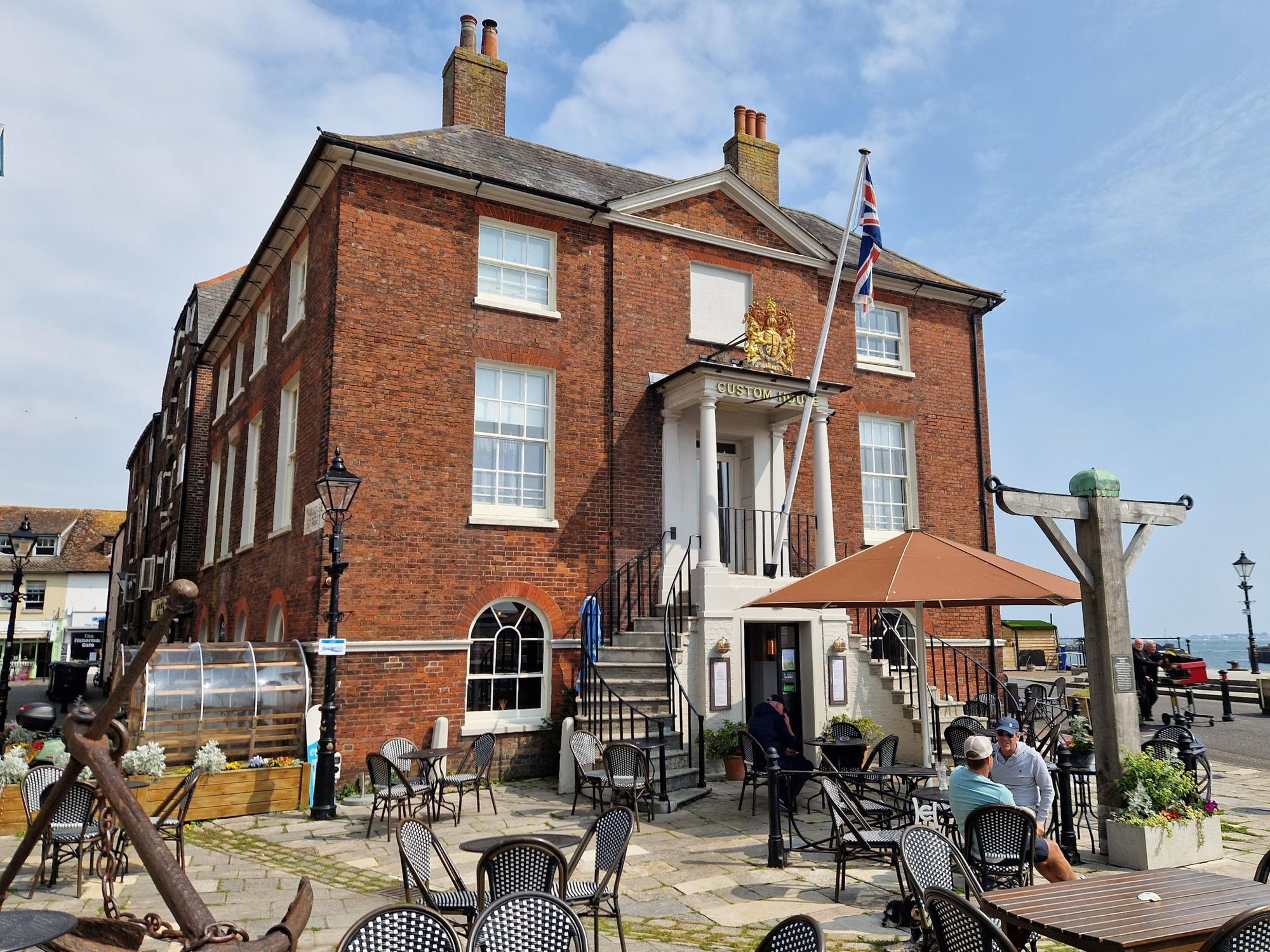 Custom House Café, Poole (Photo: Pete Horn - 24/04/2025). (Pub, External, Key). Published on 29-04-2025