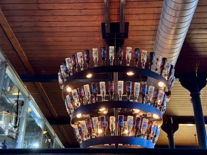 Beer bottle candelabra. (Bar). Published on 10-07-2026 