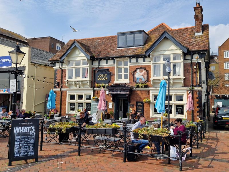 Jolly Sailor, Poole (Photo: Pete Horn - 24/04/2025). (Pub, External). Published on 29-04-2025