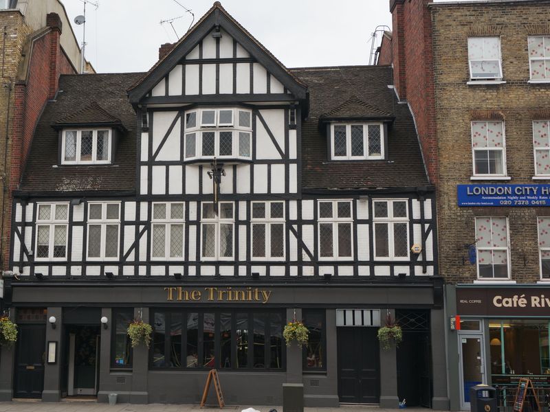 Tudor-façade street frontage. (Pub, External). Published on 13-05-2013