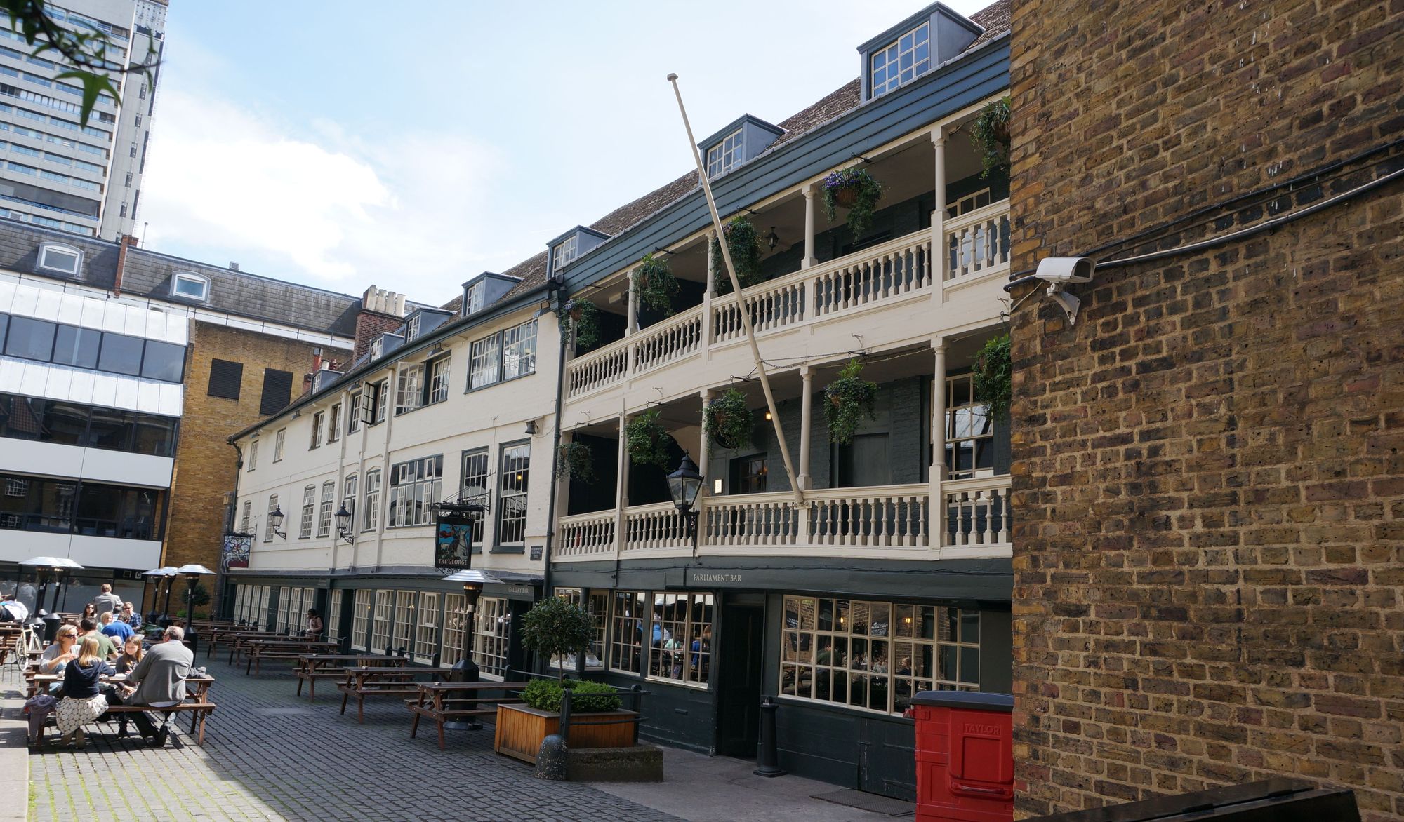 The George showing its outside galleries. (Pub, External, Key). Published on 13-05-2013