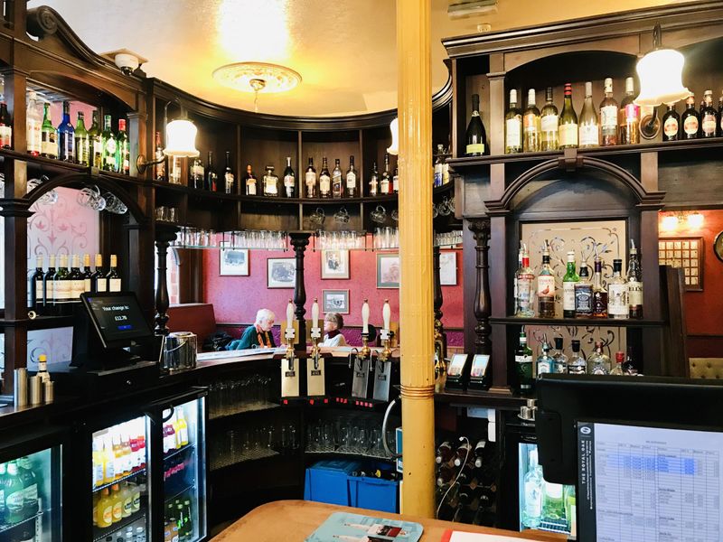 View from front bar to the back bar room. (Pub). Published on 19-02-2019