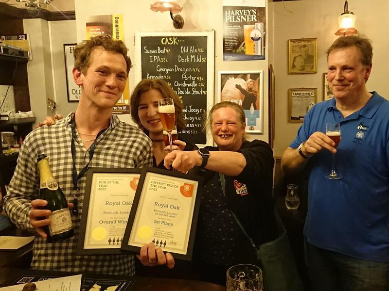 2023 SE1 District & branch Overall Pub of the Year presentation. (Branch, Award). Published on 16-04-2023