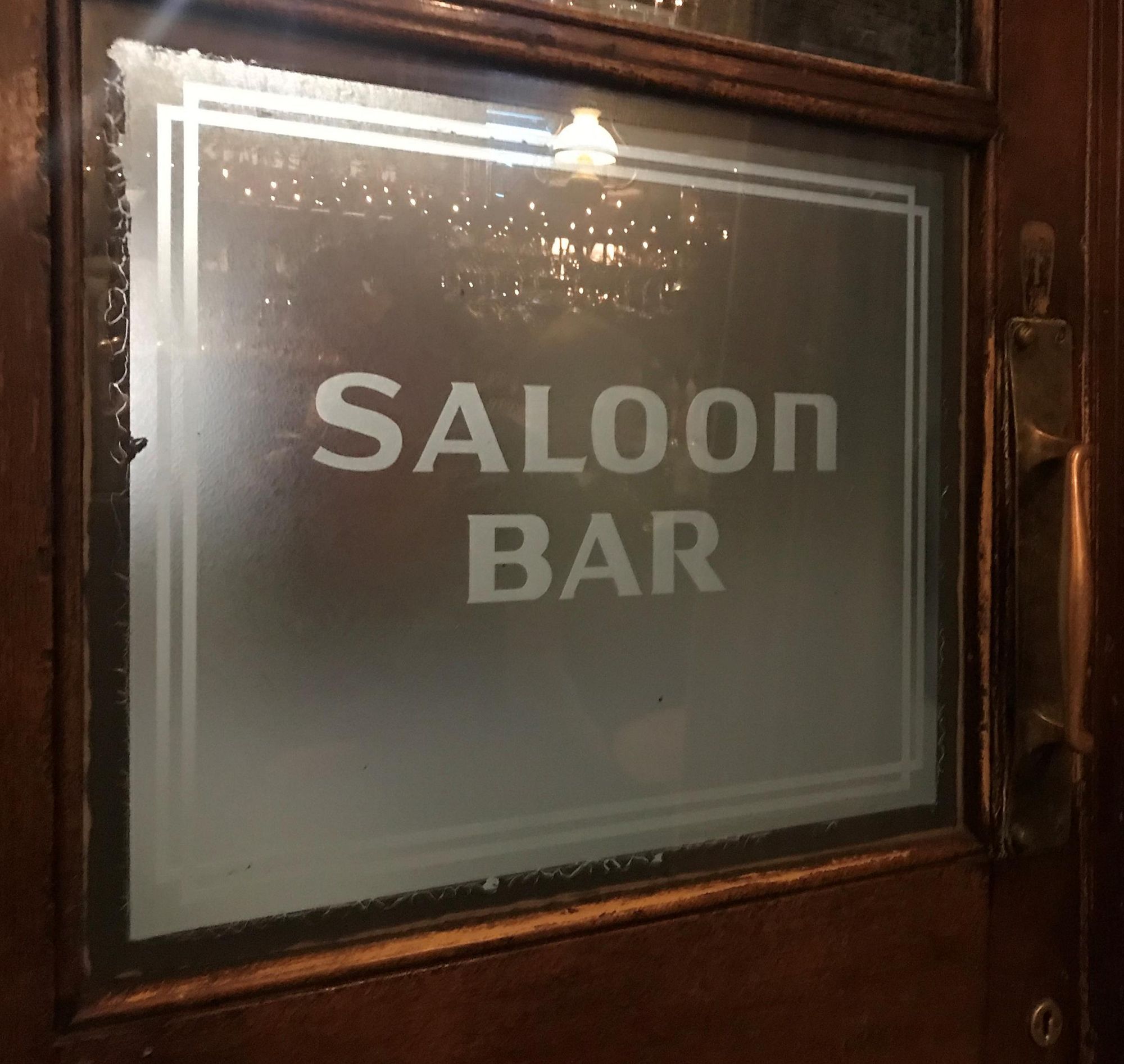 Entrance to the saloon bar. (Sign). Published on 30-04-2026