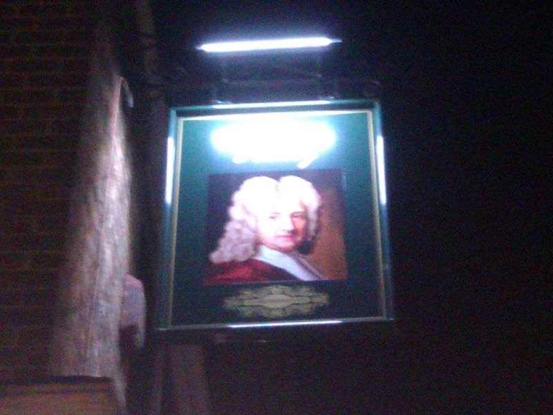 Pub sign at night. (Sign). Published on 16-10-2022