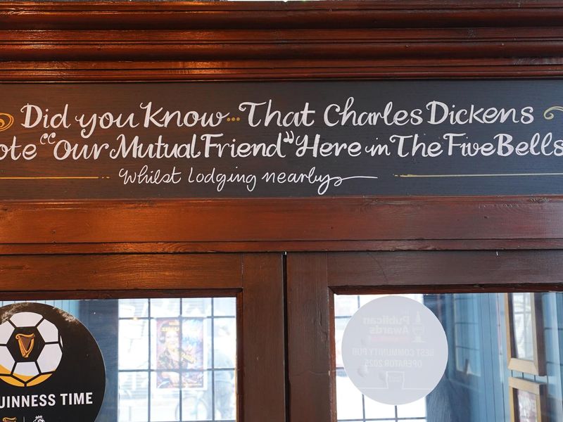 Photo taken 23 Aug 2026, historical Charles Dickens joke. (Pub, Bar). Published on 24-08-2026 
