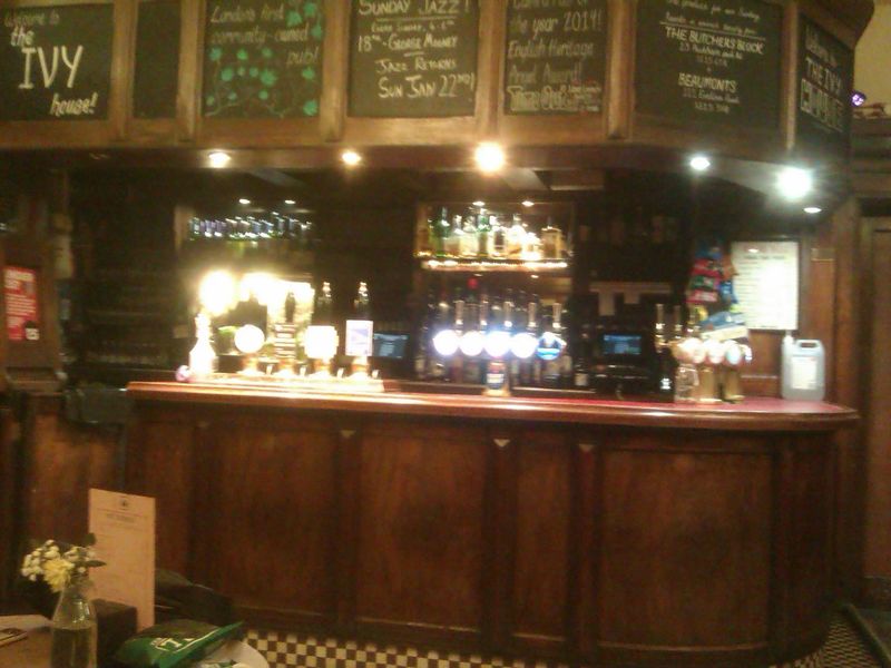 The front bar counter, note spittoon below. (Bar). Published on 08-02-2023 