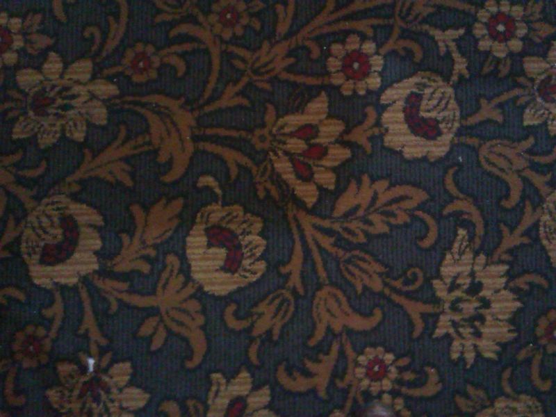 The unique carpet pattern for this pub. (Bar). Published on 10-01-2024