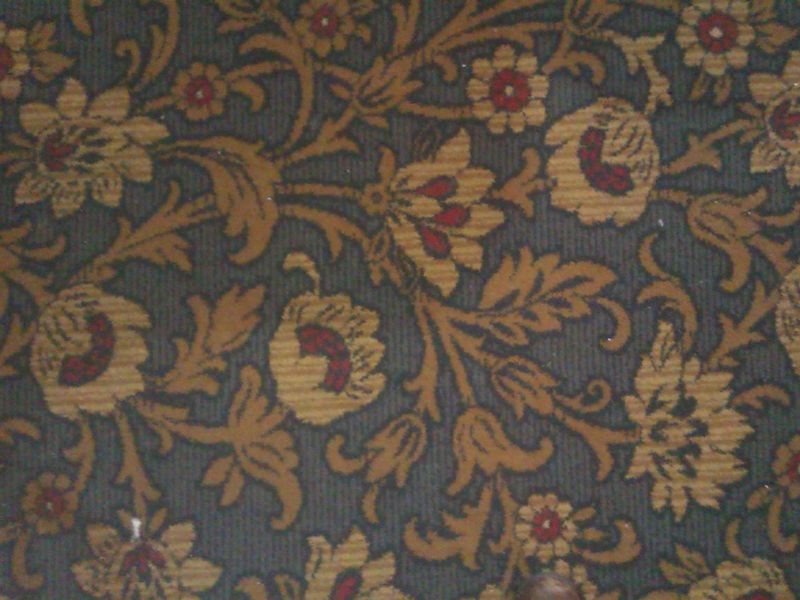 The unique carpet pattern for this pub. (Bar). Published on 10-01-2024 