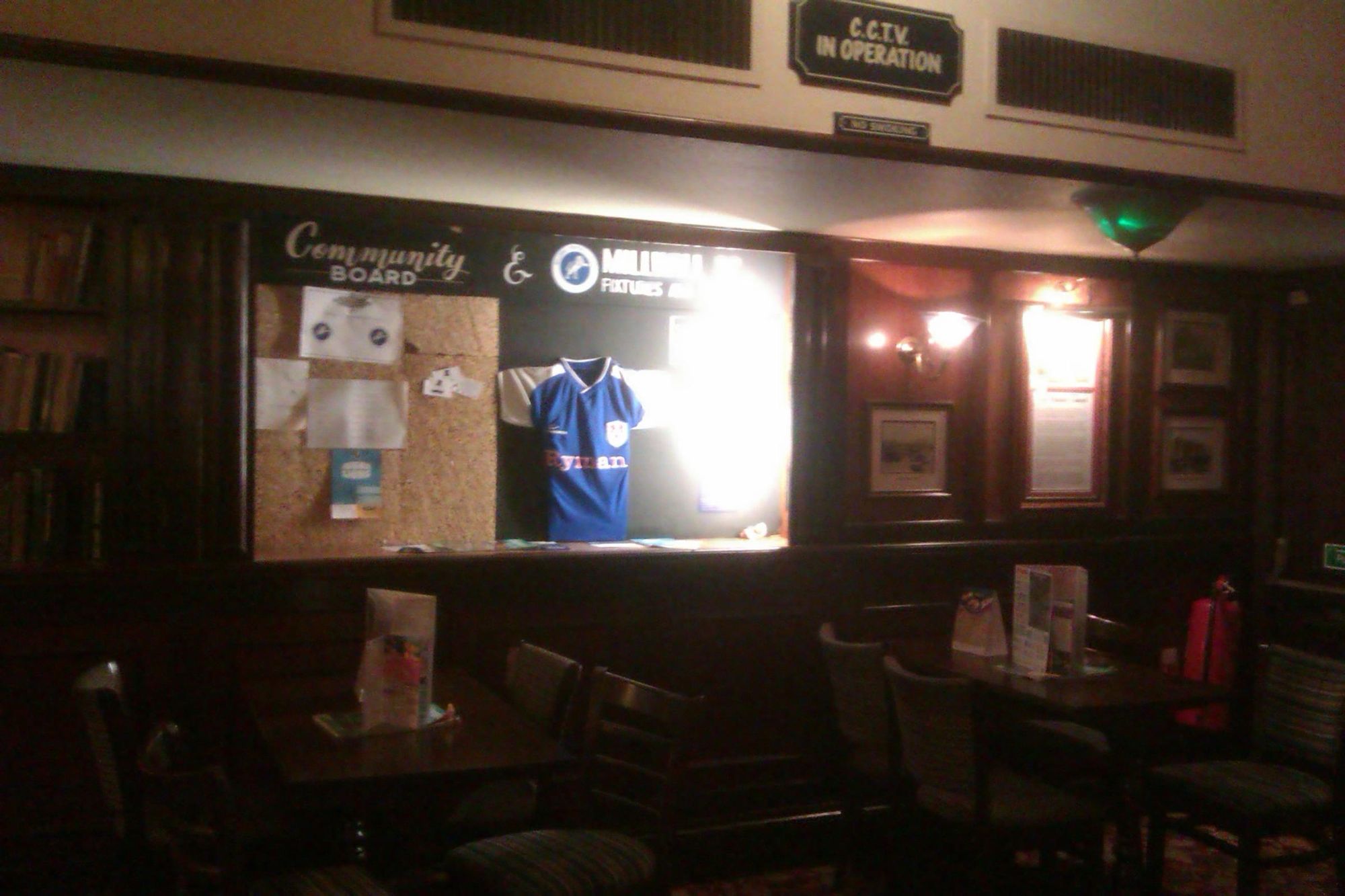 Community Board and Millwall FC area. (Bar). Published on 28-02-2023