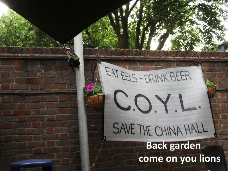 Save the pub action. (Pub, External, Garden, Key). Published on 02-06-2017