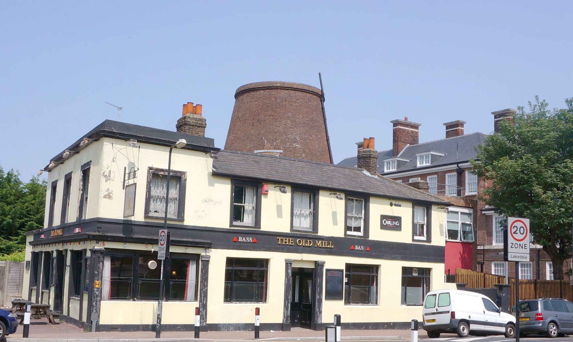 Outside former livery - shows the old mill structure. (Pub, External). Published on 15-07-2013