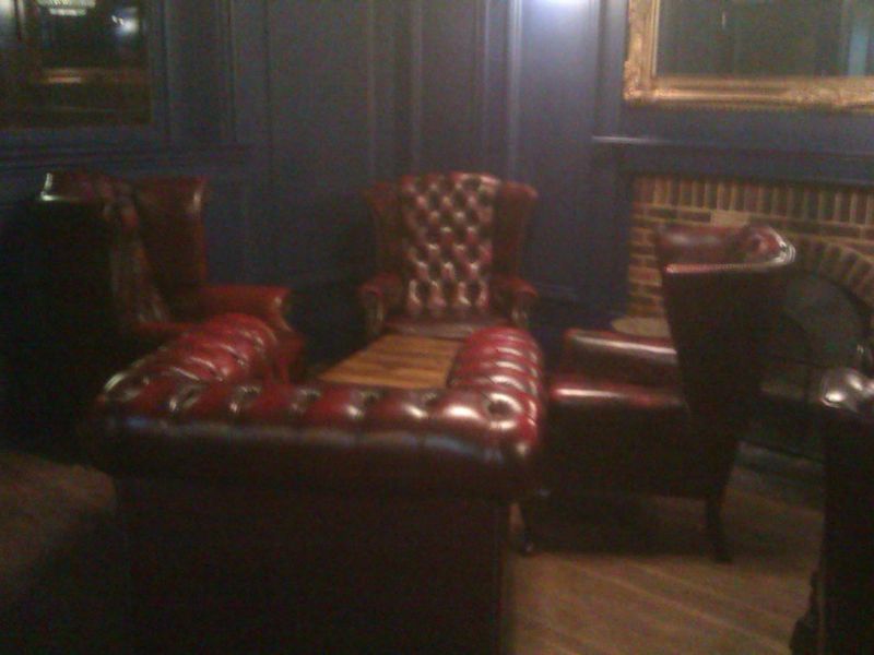 Saloon bar Chesterfields and armchairs. (Pub, Bar). Published on 16-10-2024