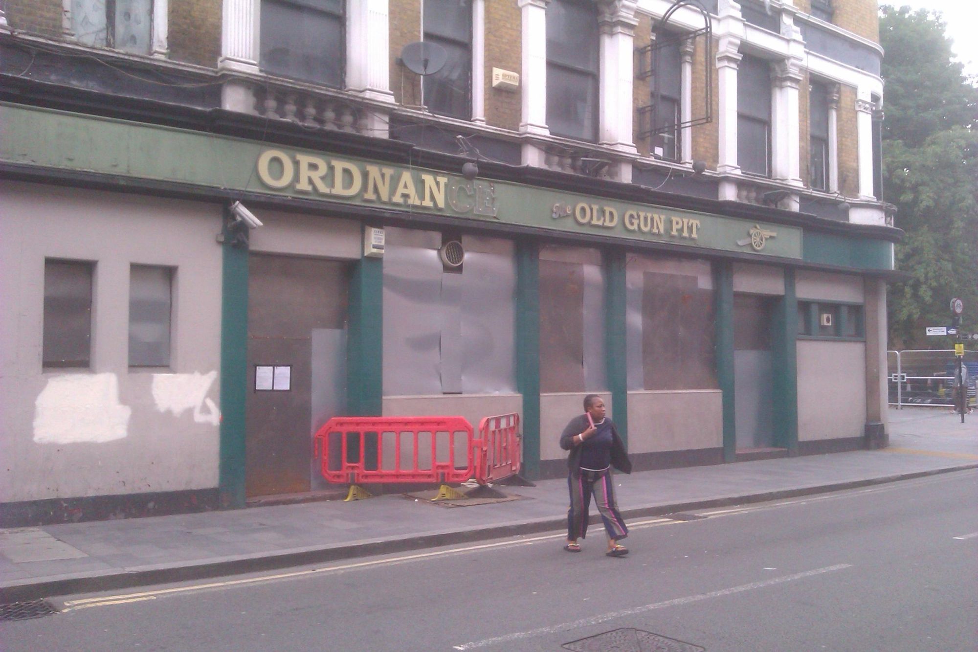 Frontage when boarded up for development works. (Pub, External). Published on 16-07-2024