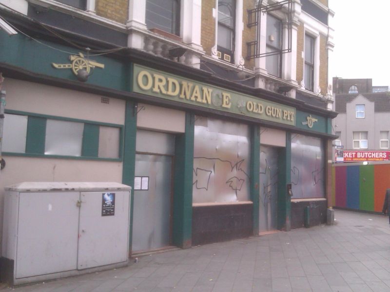 Frontage when boarded up for development works. (Pub, External). Published on 16-07-2024