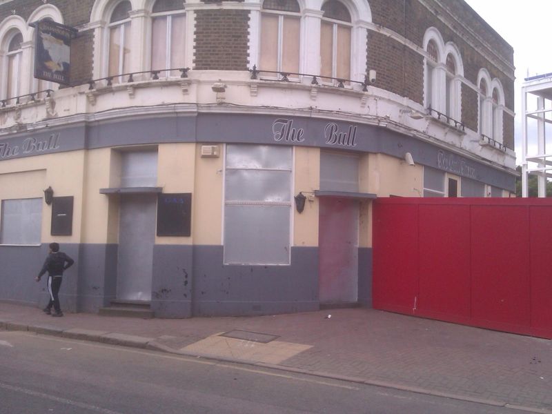 Frontage when boarded up for nearby development works. (Pub, External). Published on 16-07-2024 