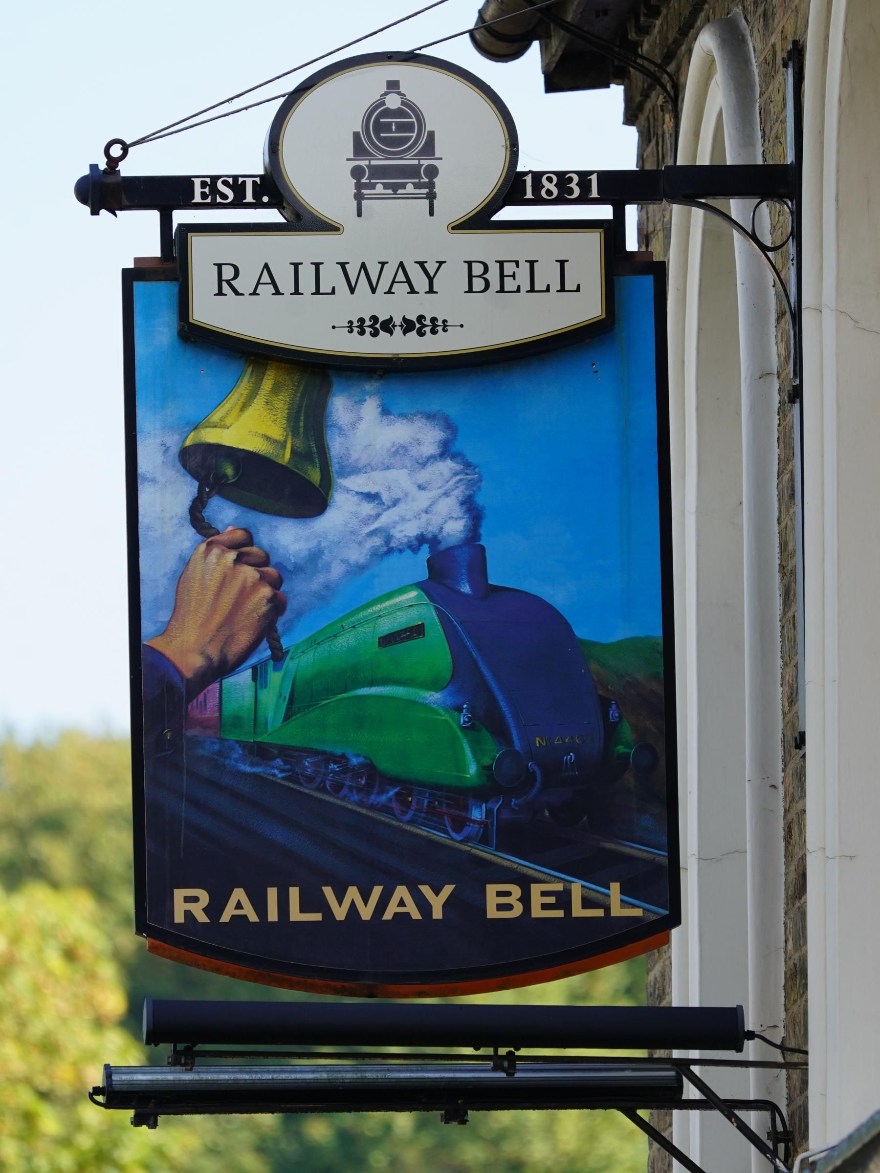 Photo taken 25 Sep 2026, hanging pub sign. (Pub, Sign). Published on 25-09-2026