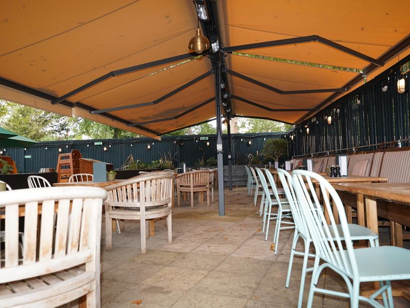 Photo taken 21 Aug 2026, patio. (Pub, Garden). Published on 22-08-2026 