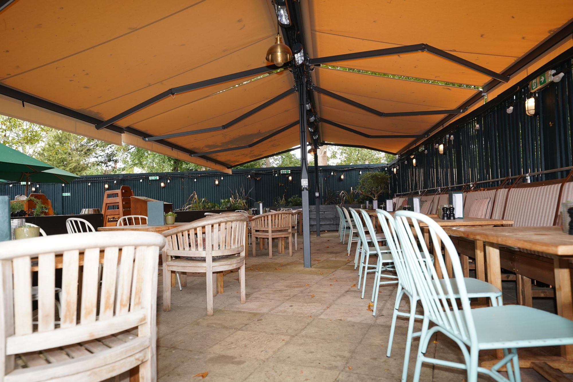 Photo taken 21 Aug 2026, patio. (Pub, Garden). Published on 22-08-2026