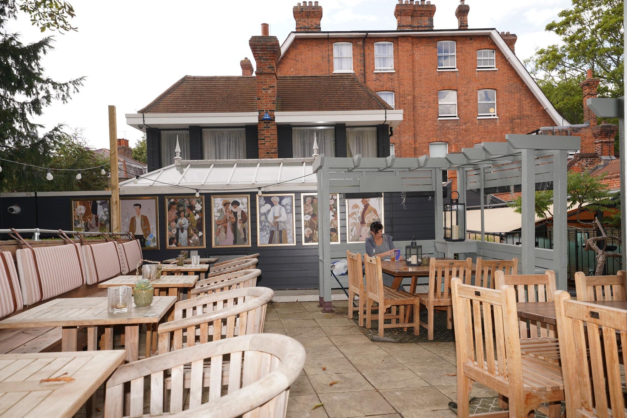 Photo taken 21 Aug 2026, patio. (Pub, Garden). Published on 22-08-2026