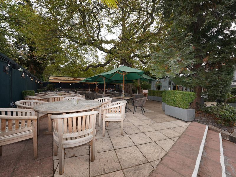 Photo taken 21 Aug 2026, patio. (Pub, Garden). Published on 22-08-2026 