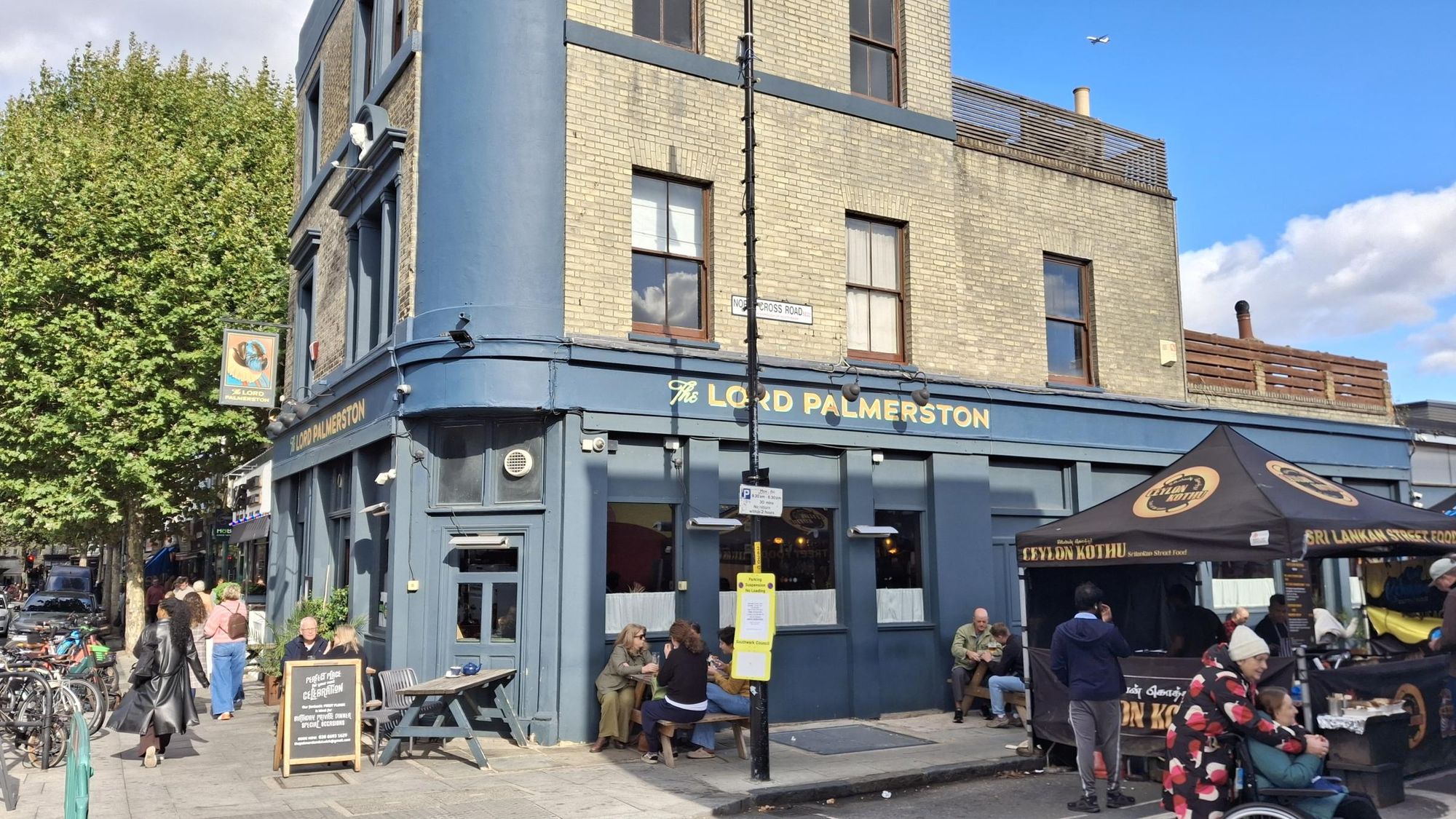 Exterior of the venue, 2026. (Pub, External, Sign, Customers, Key). Published on 20-10-2026