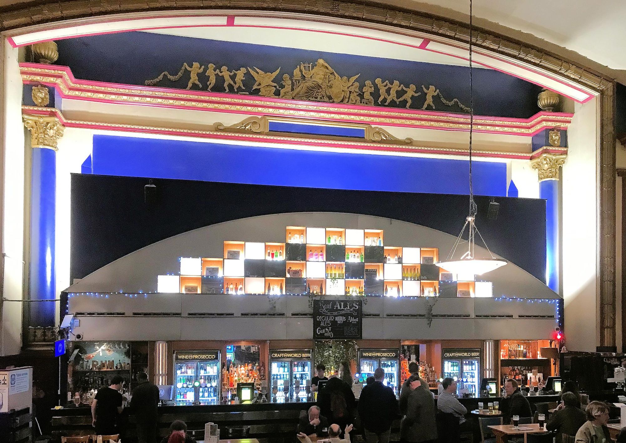 Where the cinema screen would have been. (Bar). Published on 15-07-2023