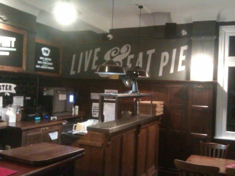 Saloon bar pie servery. (Restaurant). Published on 24-10-2022 