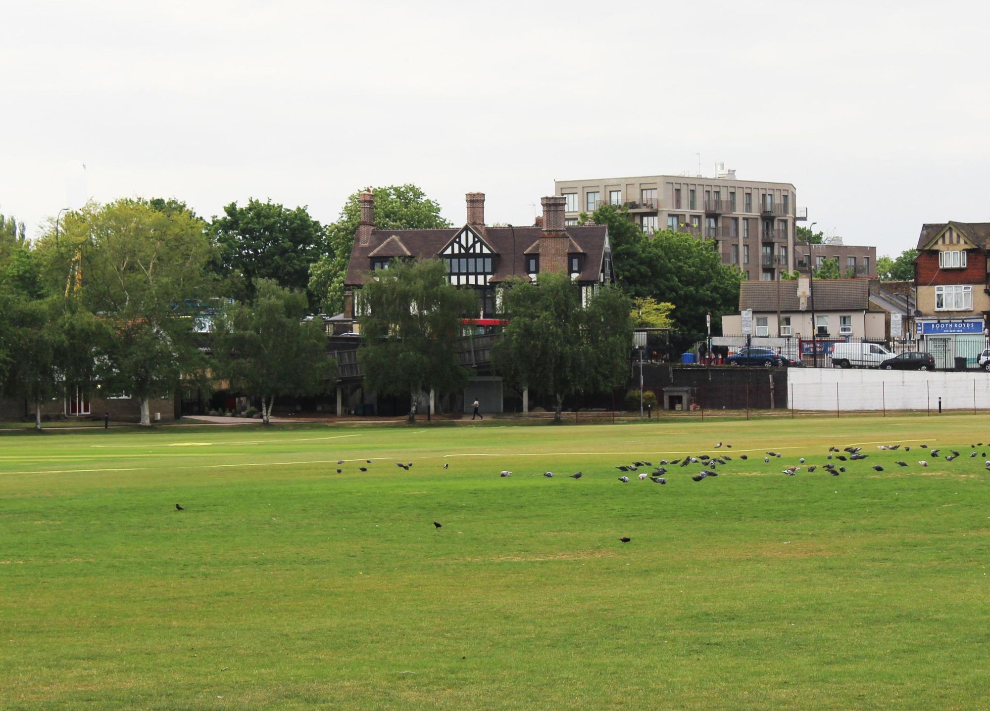 View from across the playing fields. (Pub). Published on 10-05-2017
