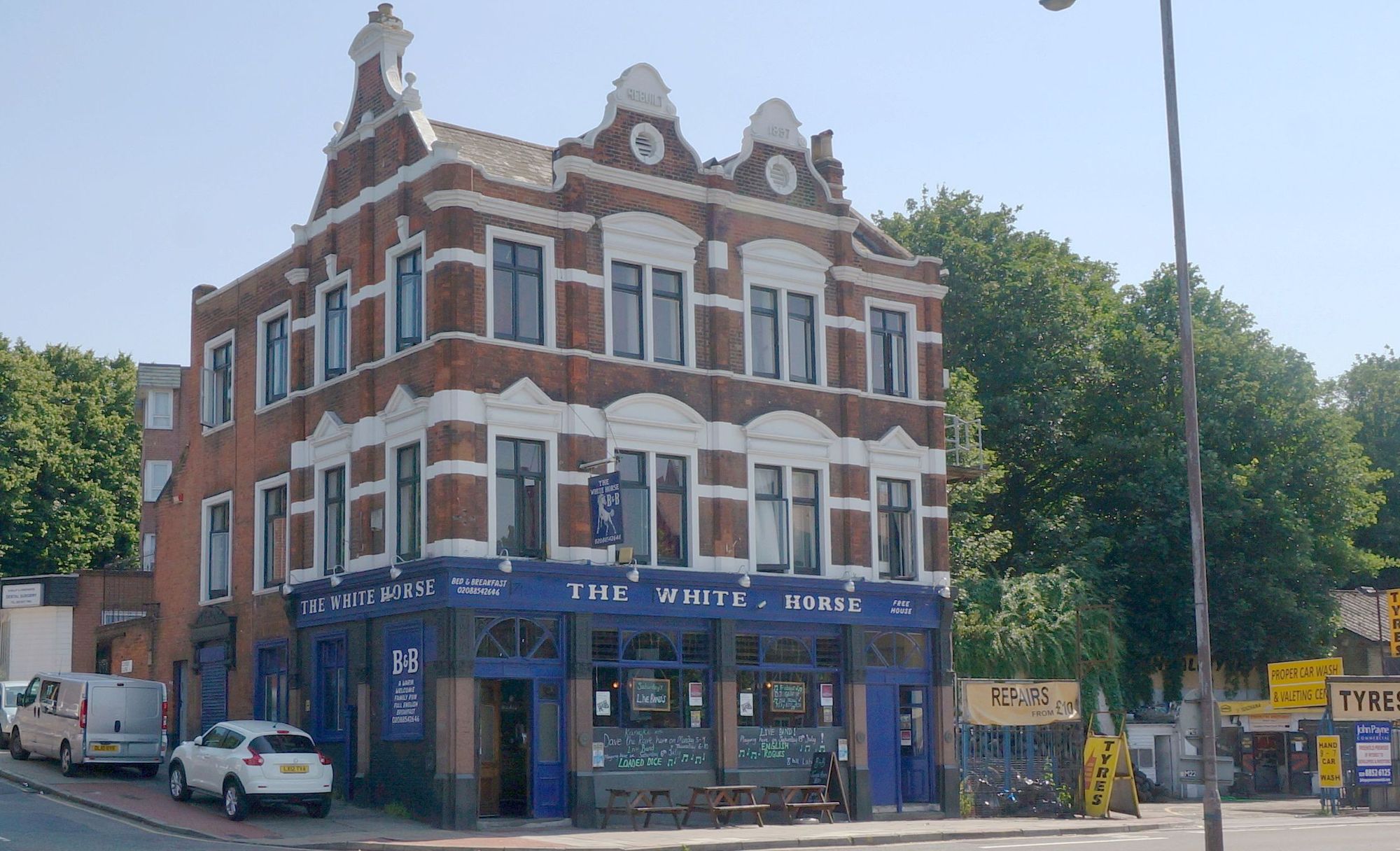 Street frontage as The White Horse.. (Pub, External, Key). Published on 09-07-2013