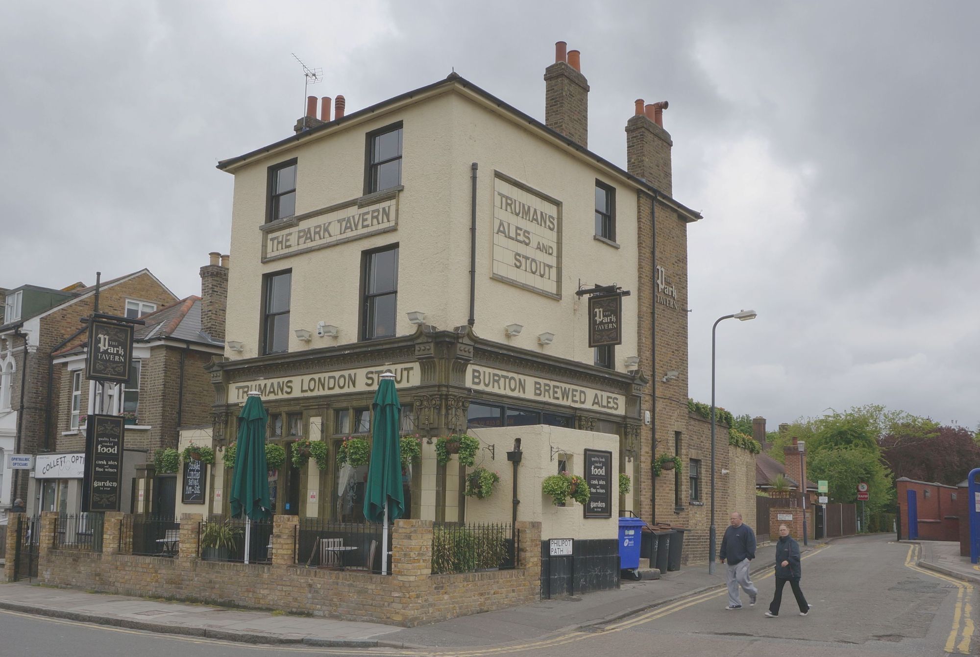 Street frontage showing magnificent Truman tilework and signage. (Pub, External, Key). Published on 19-05-2013