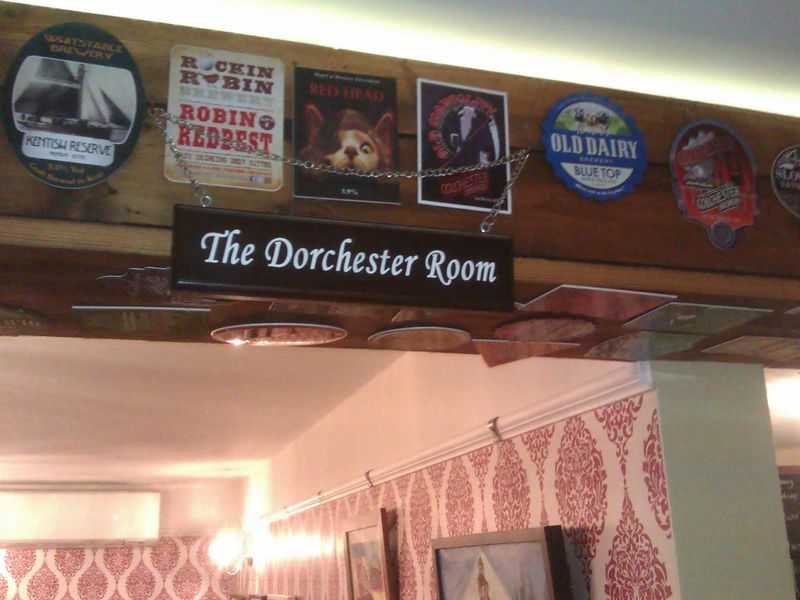 Dorchester Room sign. (Sign). Published on 22-09-2022