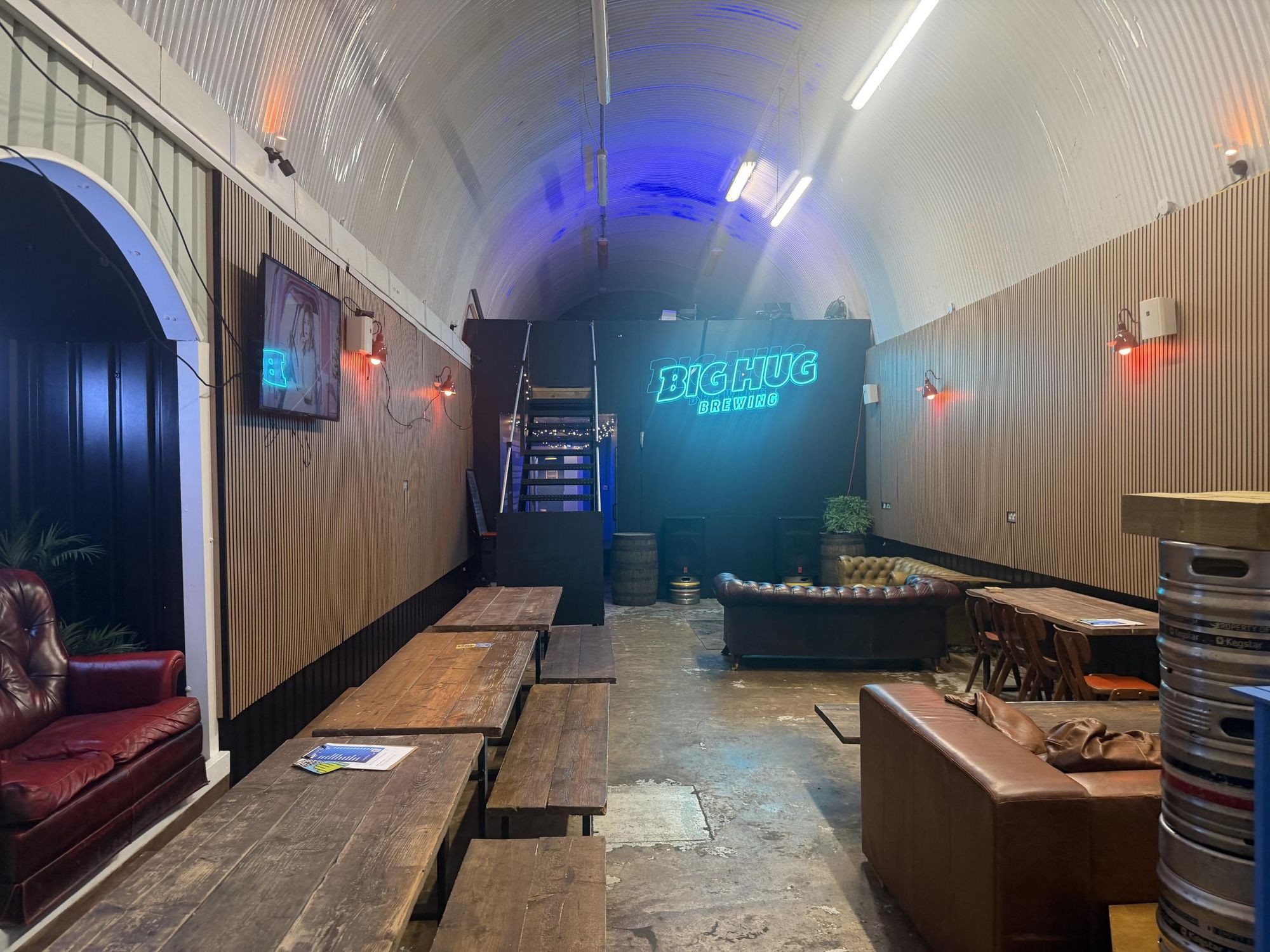 Interior of the bar showing multiple seating options, 2026.. (Pub). Published on 21-06-2026