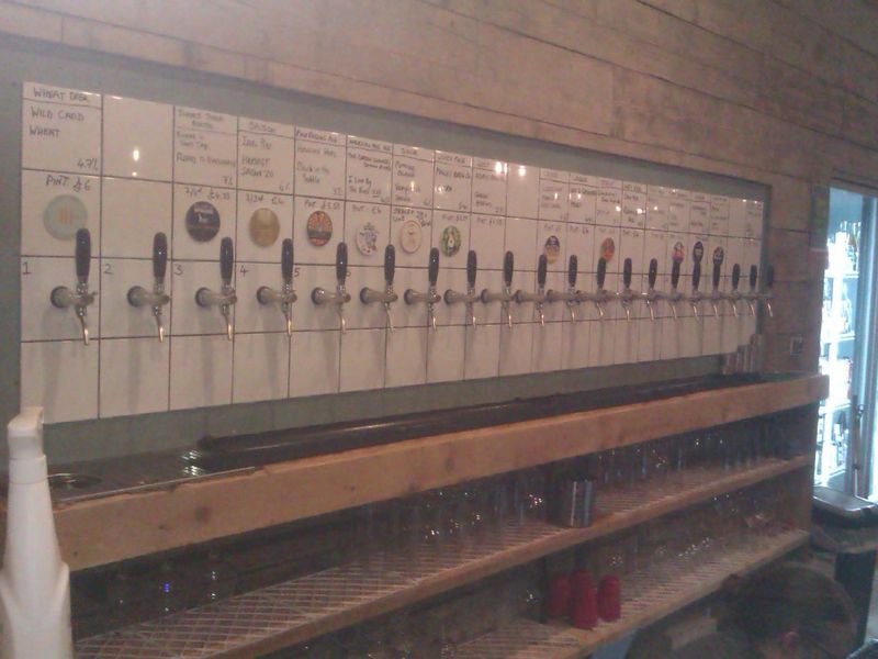 20 keg taps from left hand end. (Bar). Published on 23-09-2022 