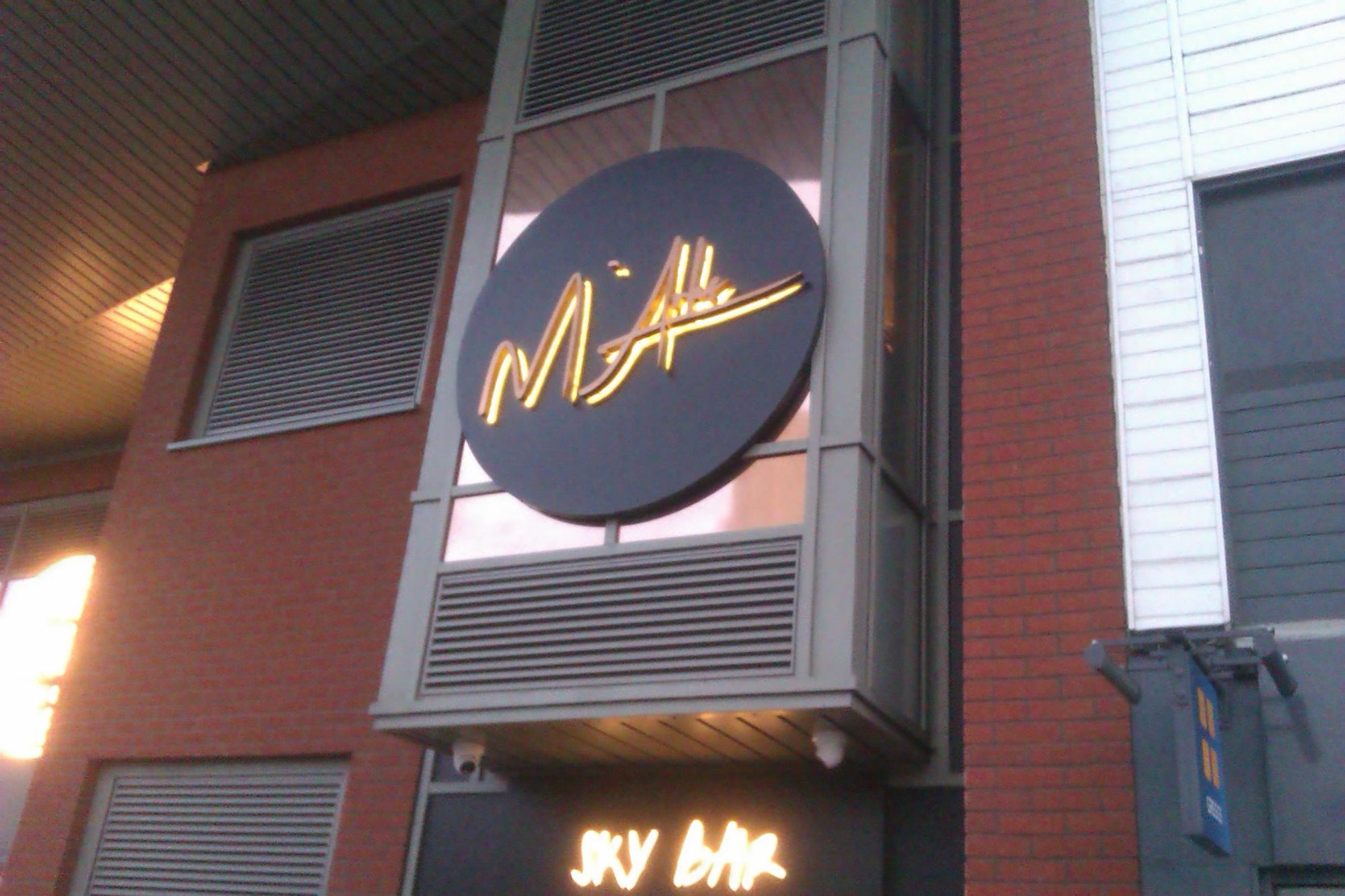 The sign. (Pub). Published on 21-10-2022