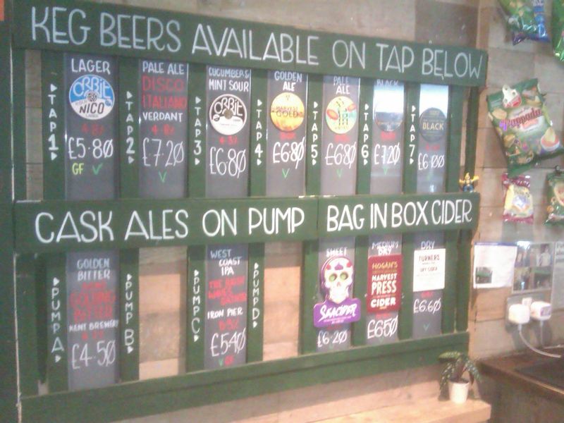 The beer and cider board. (Bar). Published on 18-02-2026 