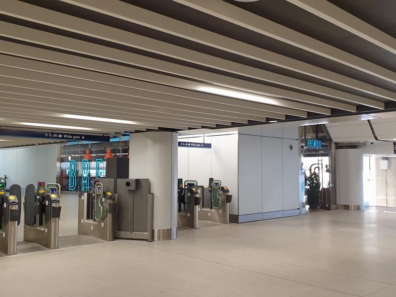 View from ticket barriers courtesy Richard Adam. (External). Published on 20-08-2022 