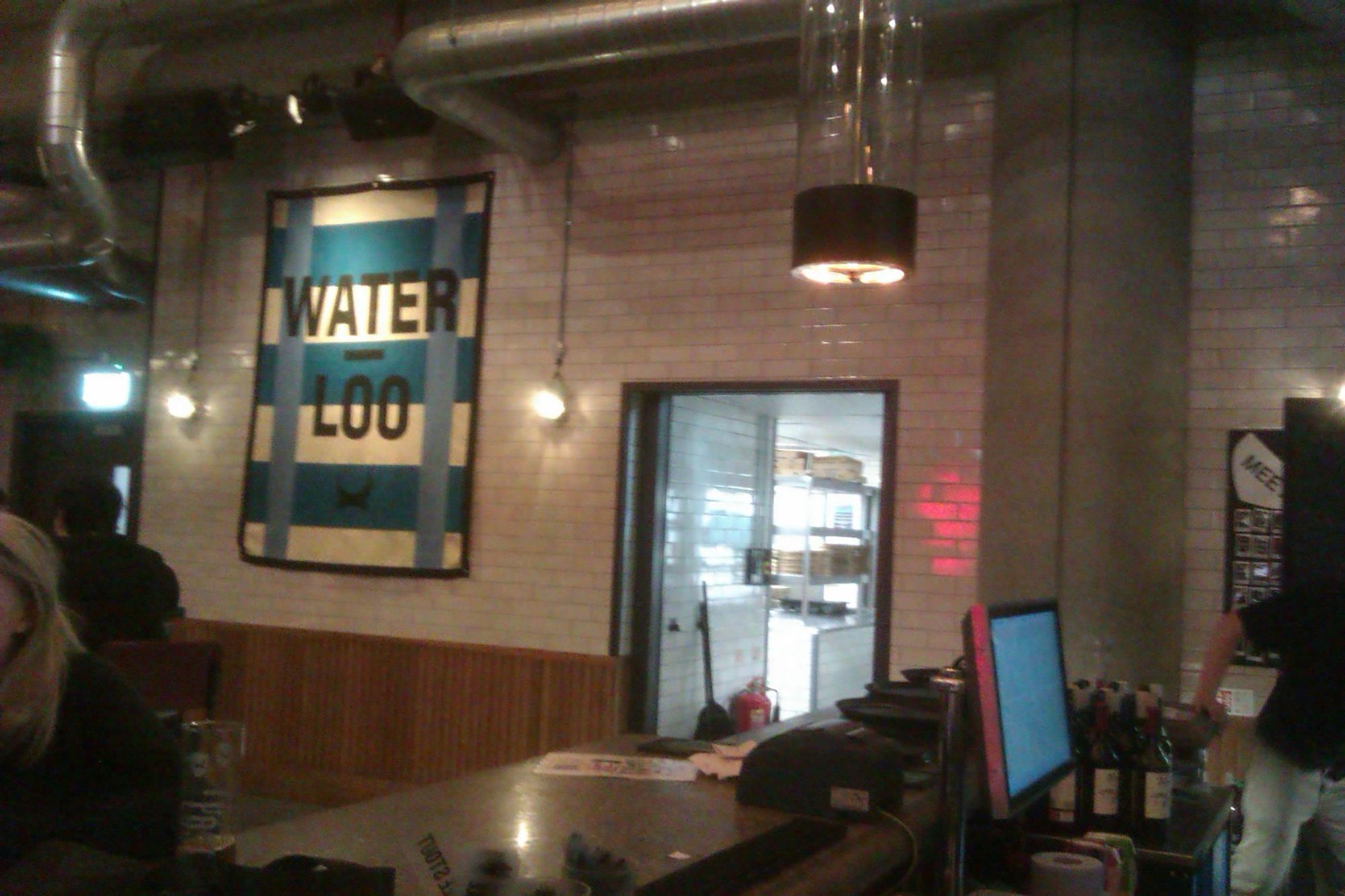 Interior with venue logo. (Bar, Sign). Published on 26-03-2023
